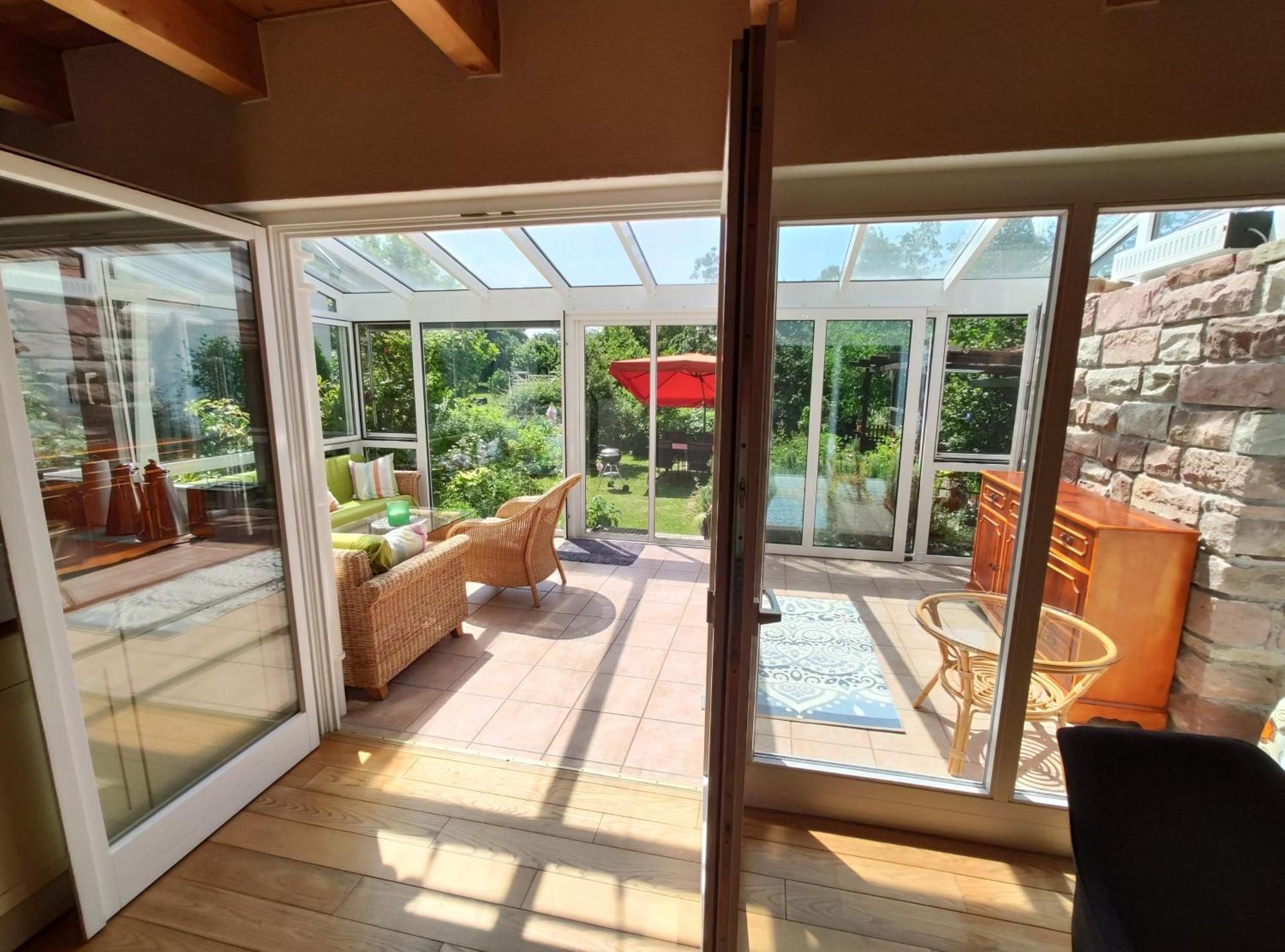 Ferienhaus Feder Lichtenau  Exteriör bild